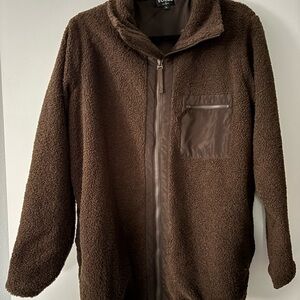 Warm Brown Teddy Jacket